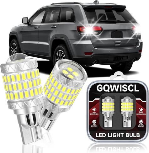 921 912 LED Reverse Light Bulbs Fit for Toyota 1998-2024 Corolla, 6000K Cool White, 600% Brightness with HD Projector Back Up Light Bulb, Plug and Play, Pack of 2 in Saudi Arabia