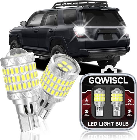 921 912 LED Reverse Light Bulbs Fit for Toyota 1998-2024 Corolla, 6000K Cool White, 600% Brightness with HD Projector Back Up Light Bulb, Plug and Play, Pack of 2 in Kuwait