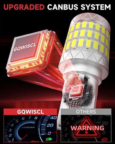 921 912 LED Reverse Light Bulbs Fit for Toyota 1998-2024 Corolla, 6000K Cool White, 600% Brightness with HD Projector Back Up Light Bulb, Plug and Play, Pack of 2 in Kuwait