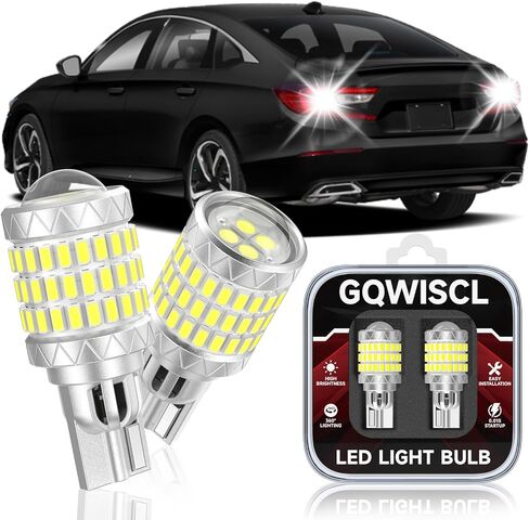 921 912 LED Reverse Light Bulbs Fit for Toyota 1998-2024 Corolla, 6000K Cool White, 600% Brightness with HD Projector Back Up Light Bulb, Plug and Play, Pack of 2 in Kuwait