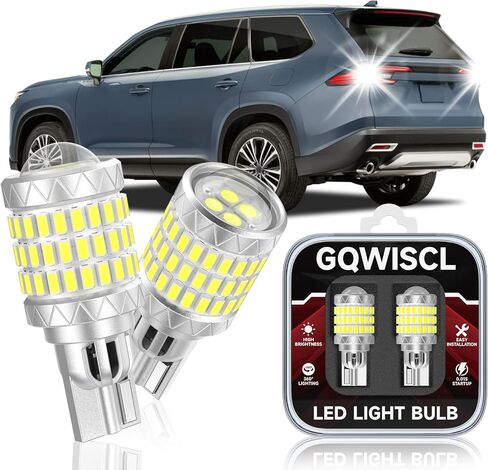 921 912 LED Reverse Light Bulbs Fit for Toyota 1998-2024 Corolla, 6000K Cool White, 600% Brightness with HD Projector Back Up Light Bulb, Plug and Play, Pack of 2 in Kuwait