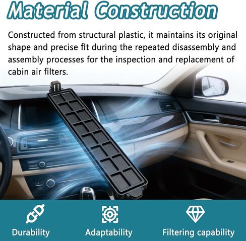 Cabin Air Filter Cover Fit for Hyundai Tucson 2018-2021, Kia Sportage 2017-2022 Replace for 97129-D3000 97129D3000 in Saudi Arabia