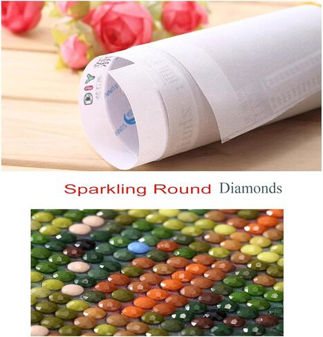 BOHADIY Puppy Diamond Painting Kits for Adults, Dachshund Diamond Art Kits for Beginner, 5D DIY Painting with Diamonds, Full Drill Round Gem Art Craft Home Decor 12x12 inch, Animal in Kuwait
