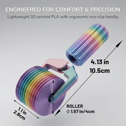 Diamond Painting Tools Diamond Art Rhinestone Tools - Diamond Painting Roller Diamond Art Roller, Detachable Easy Grip Diamond Painting Accessories for Rhinestone Embroidery (Rainbow) in Saudi Arabia
