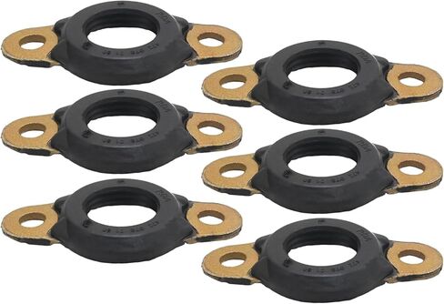 Set of 6 A4720780180 Fuel Injector Line Passthrough Seals, Replacement for Detroit Engines DD15 on Freightliner Cascadia, Replaces A4720780480 in Kuwait