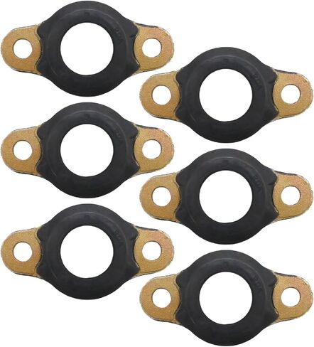 Set of 6 A4720780180 Fuel Injector Line Passthrough Seals, Replacement for Detroit Engines DD15 on Freightliner Cascadia, Replaces A4720780480 in Kuwait