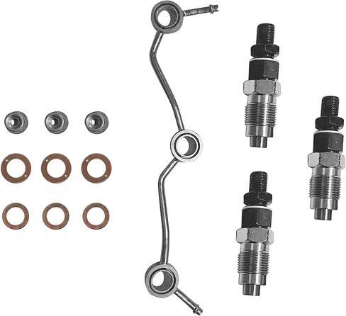 16001-53900 Fuel Injectors and 1G962-42500 Fuel Return Overflow Pipe Compatible with Kubota D722 D782 D902 Engine Injector Return Kit in Saudi Arabia