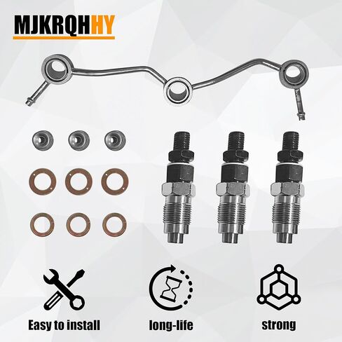 16001-53900 Fuel Injectors and 1G962-42500 Fuel Return Overflow Pipe Compatible with Kubota D722 D782 D902 Engine Injector Return Kit in Saudi Arabia