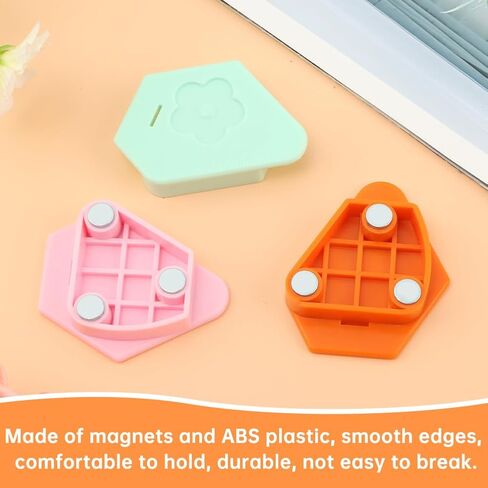3PCS Magnetic Seam Guide Set for Sewing Machines | with Strong Magnet & Polygonal Design for Edge Binding, Accurate Positioning & Hemming | Universal Sewing Tool Accessory in Saudi Arabia