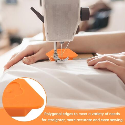 3PCS Magnetic Seam Guide Set for Sewing Machines | with Strong Magnet & Polygonal Design for Edge Binding, Accurate Positioning & Hemming | Universal Sewing Tool Accessory in Saudi Arabia
