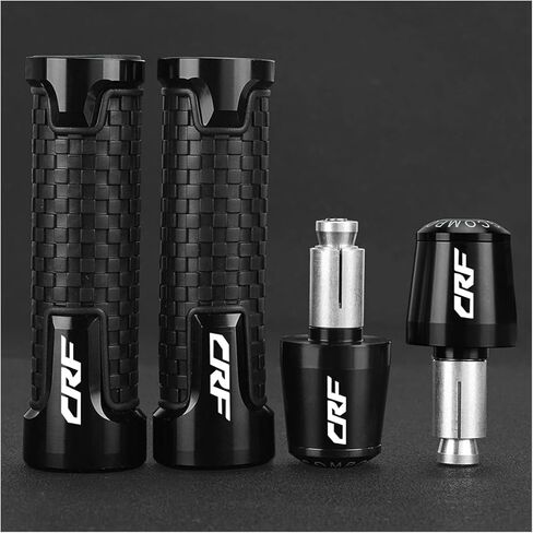 Handles Grips 7/8'' 22mm Motorcycle CRF 250R 250F Handlebar Grips Ends Handle Bar Cap Grip End Plugs for Ho&nda CRF250R 2021 2022 CRF250F 2023 in Saudi Arabia