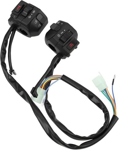 1 Pair 8Pin Aluminum 7/8" (22mm) Handlebar Control Switch Left Right Compatible with Aprilia SXV550 Shiver 750 Motorcycle in Kuwait