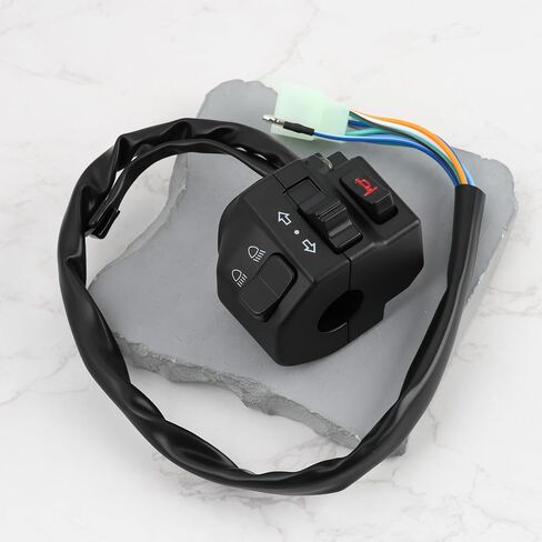 1 Pair 8Pin Aluminum 7/8" (22mm) Handlebar Control Switch Left Right Compatible with Aprilia SXV550 Shiver 750 Motorcycle in Kuwait