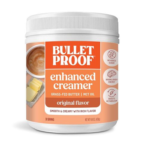 Bulletproof Original Creamer, 14.8 Ounces, Keto Coffee Creamer with MCT Oil and Grass-Fed Butter, Supports Brain Function in Saudi Arabia