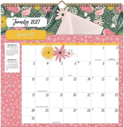 النباتات والحيوانات 2027 File It Wall Calendar بواسطة هيذر داتون in Kuwait