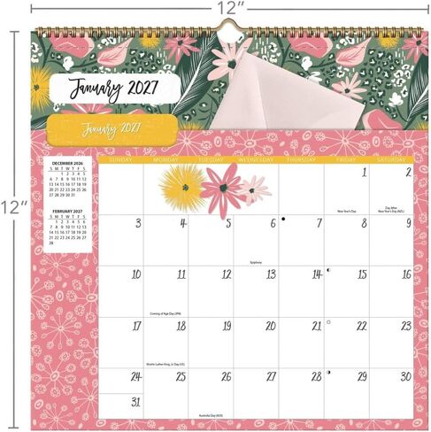 النباتات والحيوانات 2027 File It Wall Calendar بواسطة هيذر داتون in Kuwait