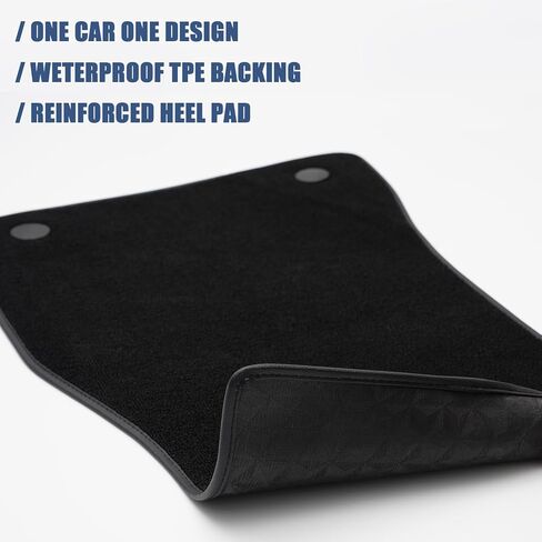 Carpet Floor Mats Fit for Ford Fusion 2013-2020, All Weather Protection Anti-Slip Waterproof Floor Liners - 3pc in Kuwait