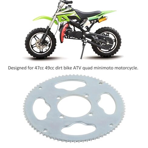 POCREATION 25H 80T Rear Sprocket, 54mm Bore 80 Tooth Steel Sprocket, Chain Sprocket for 47cc 49cc Mini Dirt Bike ATV Quad Pocket Bike Go Kart in Kuwait