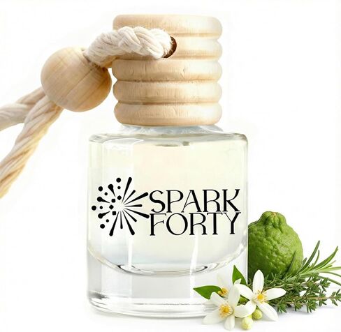 Spring Car Perfume Car Air Freshener 30-Day Luxury Hanging Diffuser Essential Oil Perfume Gift for Men & Women, Amber Musk & Floral Long-Lasting Vehicle Scent New Car in Saudi Arabia