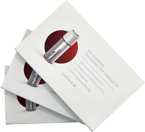 RED DIAMOND (UNISEX) Refill Fragrances for Capsule 33, 6x bottles, Luxury Car/Home Air Perfume. Car Diffuser Refill in Saudi Arabia
