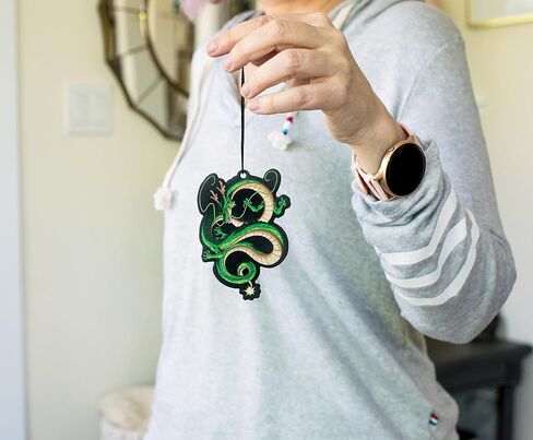 Dragon Ball Z Shenron Dragon Air Freshener, Vanilla Scent | Odor Eliminator For House, Car, Office | Clean Room Fresheners, Long-Lasting Fragrances | Novelty Anime Gifts in Kuwait