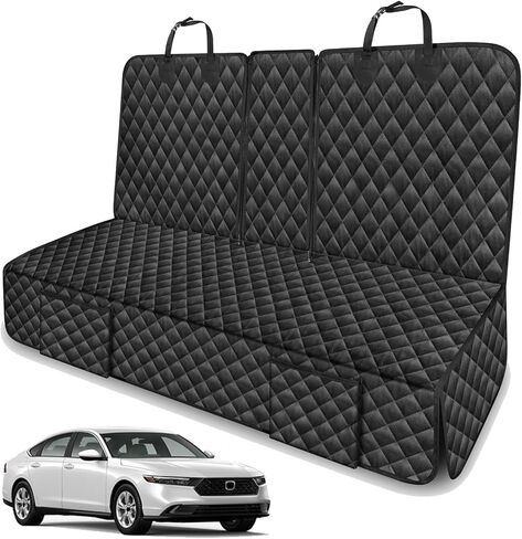 غطاء مقعد سيارة للكلاب للمقعد الخلفي متوافق مع ملحقات Honda Accord Civic Hrv H-rv 2000-2025 2026، أغطية مقاعد خلفية للسيارة مقاومة للماء وغير قابلة للانزلاق in Kuwait