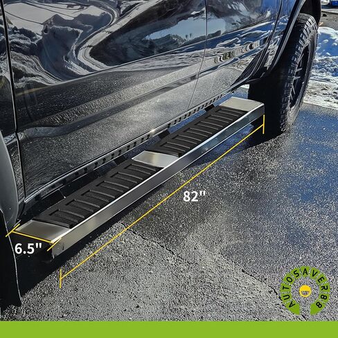 لوحات تشغيل AUTOSAVER88 متوافقة مع 2015-2026 Ford F-150 SuperCab، 2017-2026 Ford F250 F350 F450 F550 SuperCab 6 بوصات من الألومنيوم بخطوات جانبية Nerf in Kuwait