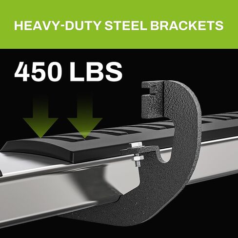 لوحات تشغيل AUTOSAVER88 متوافقة مع 2015-2026 Ford F-150 SuperCab، 2017-2026 Ford F250 F350 F450 F550 SuperCab 6 بوصات من الألومنيوم بخطوات جانبية Nerf in Kuwait