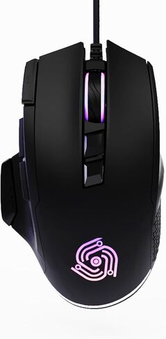 Wicked Widow (MKE 815) Wired Heavyweight Gaming Mouse with RGB Lighting and Claw Grip Shape, Black in Saudi Arabia