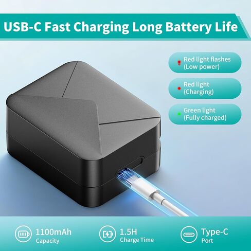 Rechargeable Electric Letter Opener, Automatic Letter Opener Envelope Slitter, Universal Efficient Mail Envelope Openers with Safe Cutting and Portable Design for Office & Home Desks, Blue in Saudi Arabia