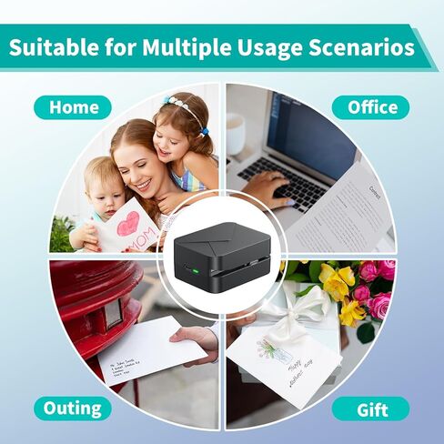 Rechargeable Electric Letter Opener, Automatic Letter Opener Envelope Slitter, Universal Efficient Mail Envelope Openers with Safe Cutting and Portable Design for Office & Home Desks, Blue in Saudi Arabia