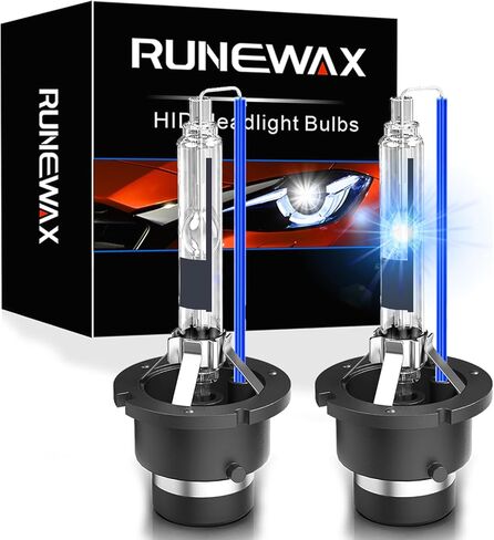 D4R Xenon Bulbs for Toyota Prius 2006 2007 2008 2009 HID Headlights High Low Beam, 8000K Blue White OEM Replacement 90981-20029 45V 35W D4RC1 4300K Lights, 2-Pack in Saudi Arabia