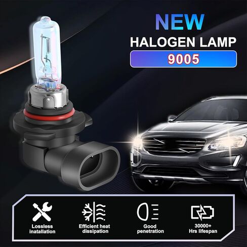 Upgraded Halogen Headlight Bulbs 2013-2016 for Mazda CX5 Headlight Bulbs 9005 High Beam and H11 Low Beam, Performance 5500K White 300% Brightness 4PCS in Saudi Arabia