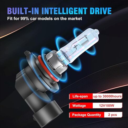Upgraded Halogen Headlight Bulbs 2013-2016 for Mazda CX5 Headlight Bulbs 9005 High Beam and H11 Low Beam, Performance 5500K White 300% Brightness 4PCS in Saudi Arabia