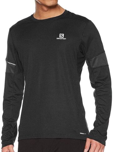 Salomon Men's Agile Long Sleeve Running Tee in Saudi Arabia