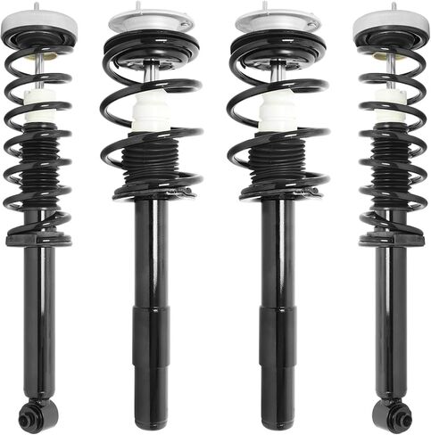 COMPLETESTRUTS - مجموعات الدعامات الأمامية والخلفية الكاملة مع استبدال نوابض لولبية لسيارة BMW 525i 2004-2007 - مجموعة من 4 in Kuwait