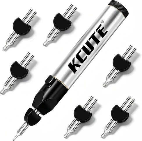 Thread Burner I with One Touch Thread Burner Zap Tool for Finishing Bead Weaving, Sewing, Leather Work, Fast Melting Wax& Jewelry Making (1Pc Thread Burning I + 6Pcs Tips) in Saudi Arabia