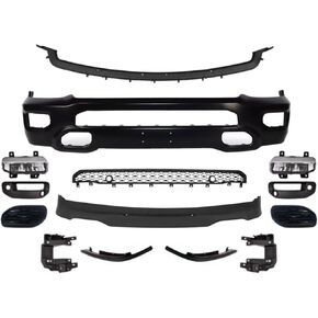 Front Bumper Cover Kit Compatible with 2019 2020 2021 2022 2023 2024 Ram 1500 ST, SLT, SXT, HFE, Laramie, Big Horn, Sport, Lone Star, Tradesman Models With Fog Lights in Saudi Arabia