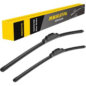 شفرات ممسحة الزجاج الأمامي MIKKUPPA مقاس 24 بوصة + 16 بوصة بديلة لـ 2005-2015 Hyundai Tucson، 2008-2011 Suburu Impreza، 2007-2008 Honda Fit، 2005-2008 Acura TSX، U/J HOOK شفرات ممسحة لجميع المواسم (عبوة من قطعتين) in Kuwait