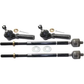 Replacement Tie Rod Ends Set of 4 (Front Inner and Outer) Fits Dodge Grand Caravan 2017-2020 3.6L V6 in Kuwait