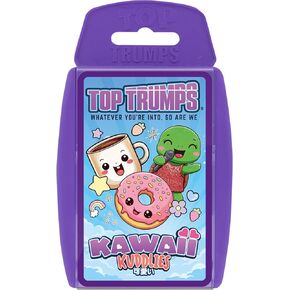 لعبة بطاقات Top Trumps Kawaii Kuddlies - ألعاب تعليمية عائلية للأطفال والكبار لأكثر من لاعبين - ألعاب حرب للأطفال للعائلات المكونة من 6 أطفال زائد in Kuwait