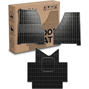 Floor Mats fit for Freightliner Cascadia 2018-2023, 116&126, Heavy Duty Truck Floor Latex Mats for Freightliner Cascadia Accessories, (3PCS) in Saudi Arabia