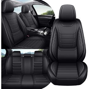أغطية مقاعد السيارة تناسب Subaru Crosstrek 2013-2026، مجموعة كاملة من أغطية مقاعد السيارة الجلدية المقاومة للماء، أغطية مقاعد مقاومة للاهتراء، مجموعات حماية مقاعد قابلة للتنفس (قياسية 5 مقاعد، أسود أزرق) in Kuwait