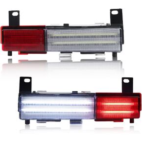 Rear Side Marker Lights Housing Compatible with Chevy Corvette C4 (base, Grand Sport, ZR1) 1988-1996, [DOT] [IP67 Waterproof] Rear Turn Signal Marker Light Cover [No Bulbs], Smoked Lens in Saudi Arabia