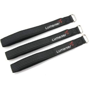 Lumenier Indestructible Kevlar Lipo Strap - 16x300mm (3pcs) - 0.3 - Black in Kuwait