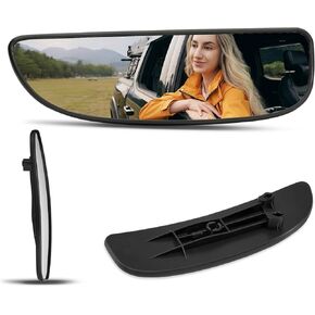 مرآة جانبية منخفضة للسائق متوافقة مع 1999-2007 Ford F250 F350 F450 F550 Super Duty، 2000-2005 Ford Excursion، زجاج بديل للمرايا الجانبية اليسرى، غير مسخن in Kuwait