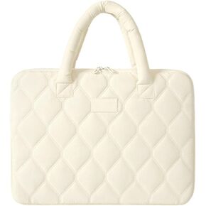 Spacious 16 Inch Notebook Case with Padded Interior Quilted Computer Bag with Handle Suitable for Work or School Shockproof in Saudi Arabia