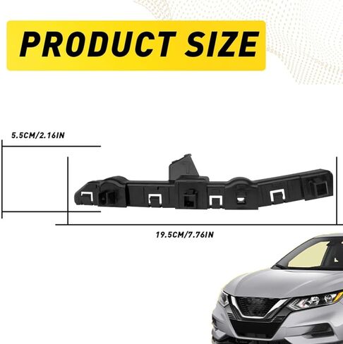 زوج واحد من دعامات المصد الأمامي تدعم دليل التجنيب الجانبي مناسب لـ 2017-2022 Nissan Rogue Sport يستبدل 62222-DF30A 62223-DF30A اليسار واليمين in Kuwait