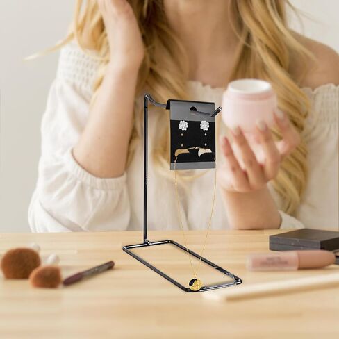 HAPY SHOP 200 PCS Black Velvet Plastic Display Cards Earring Card Holder with Back Hook for Earring Display and Organization in Saudi Arabia