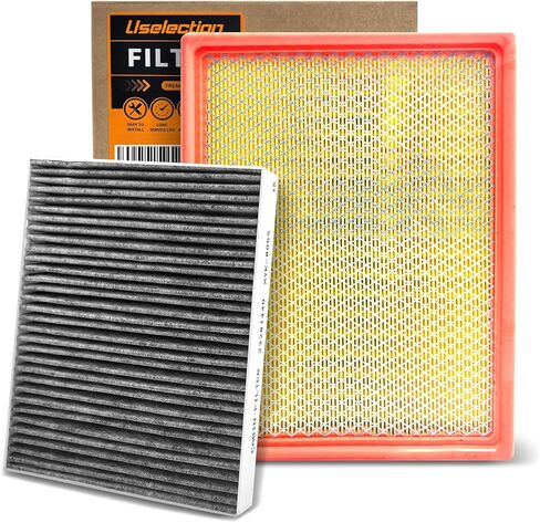 Cabin Engine Air Filter W/Activated Carbon Kit for Chevy Silverado 1500 GMC Sierra 1500 (2014-2018),Suburban Tahoe Yukon(2015-2020),Sierra 2500 3500 HD(2015-2019)(Not for Diesel),#22808781 22845992 in Saudi Arabia